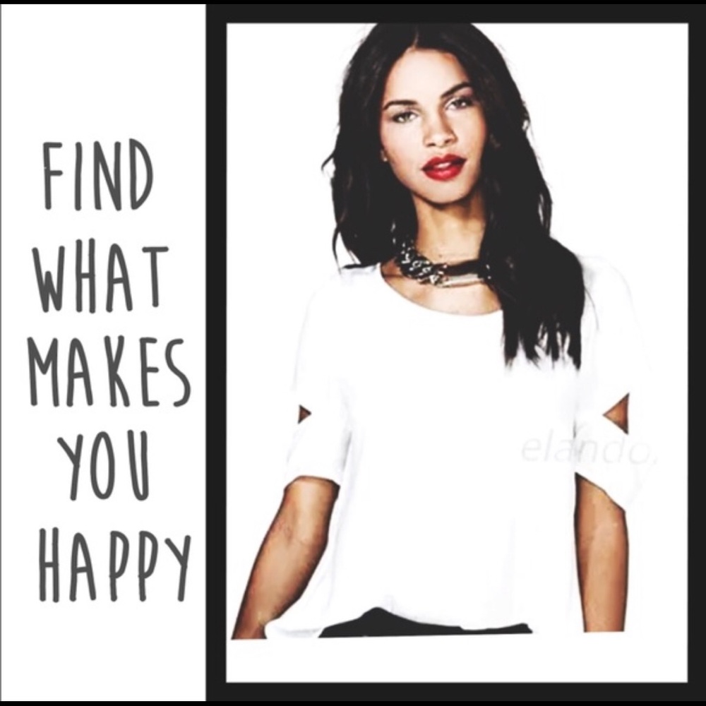 Cute cold shoulder top